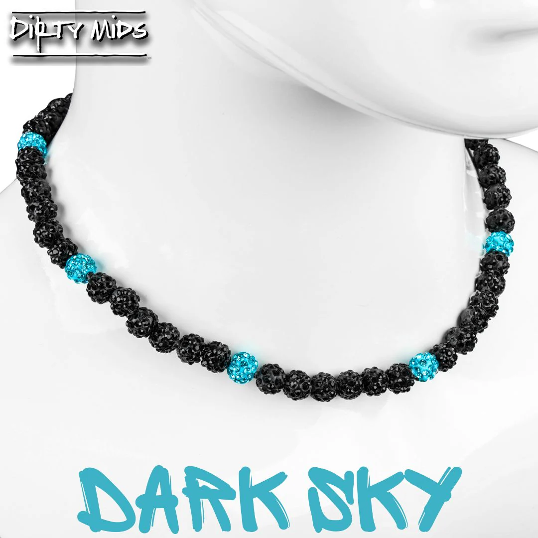 Dark Sky - Dirty Mids ICE Collection Baseball Necklace