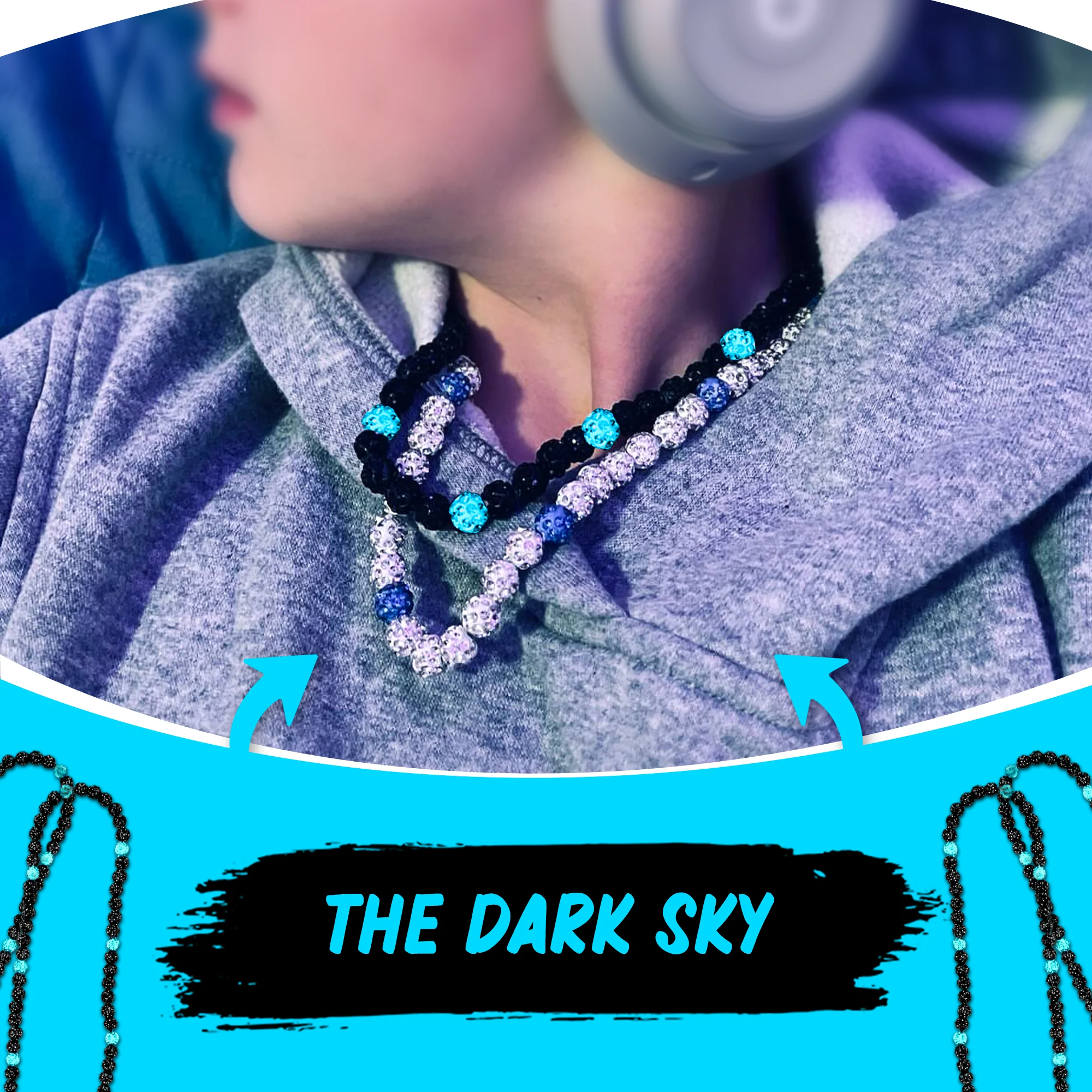 Dark Sky - Dirty Mids ICE Collection Baseball Necklace - Image 5