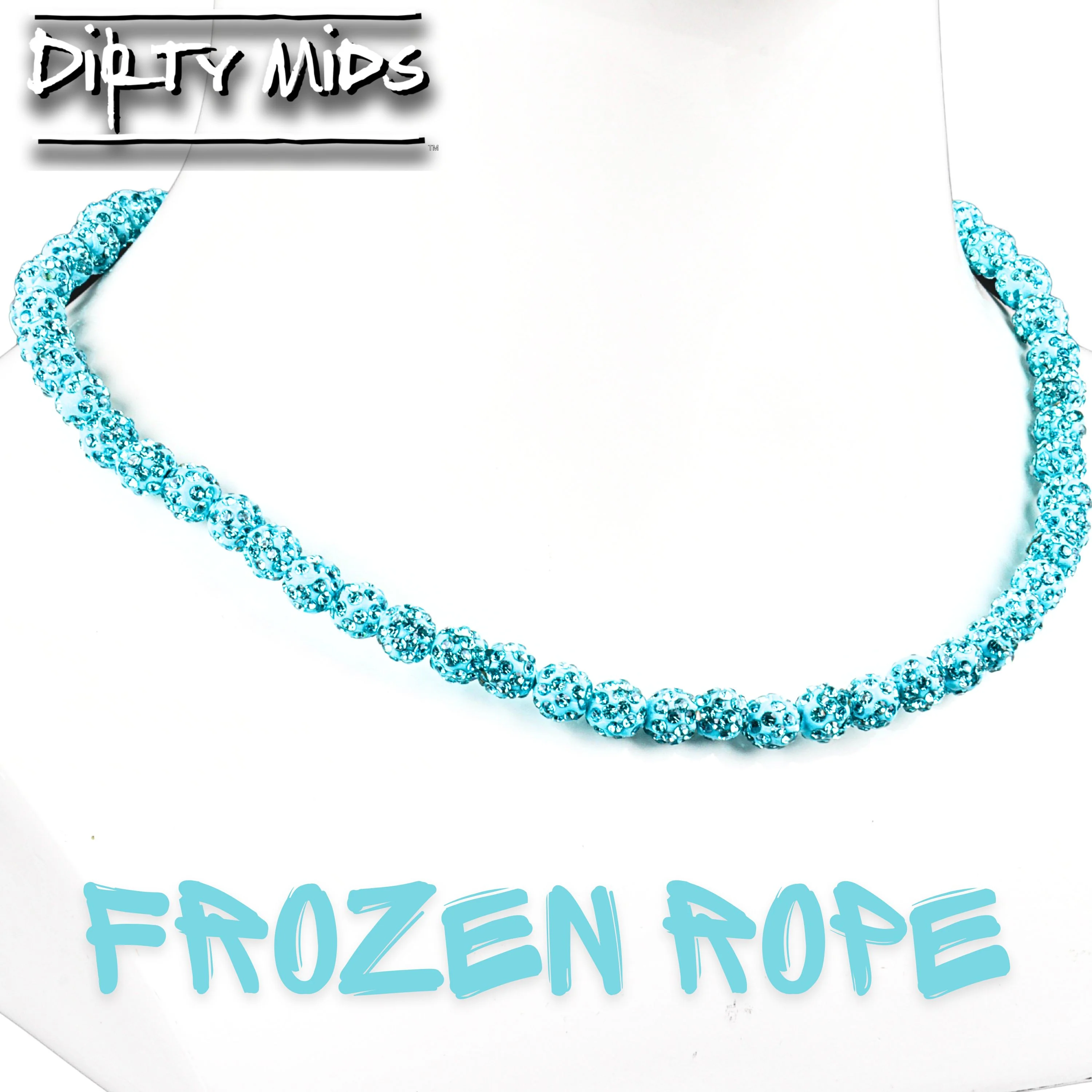 Frozen Rope - Dirty Mids ICE Collection Baseball Necklace