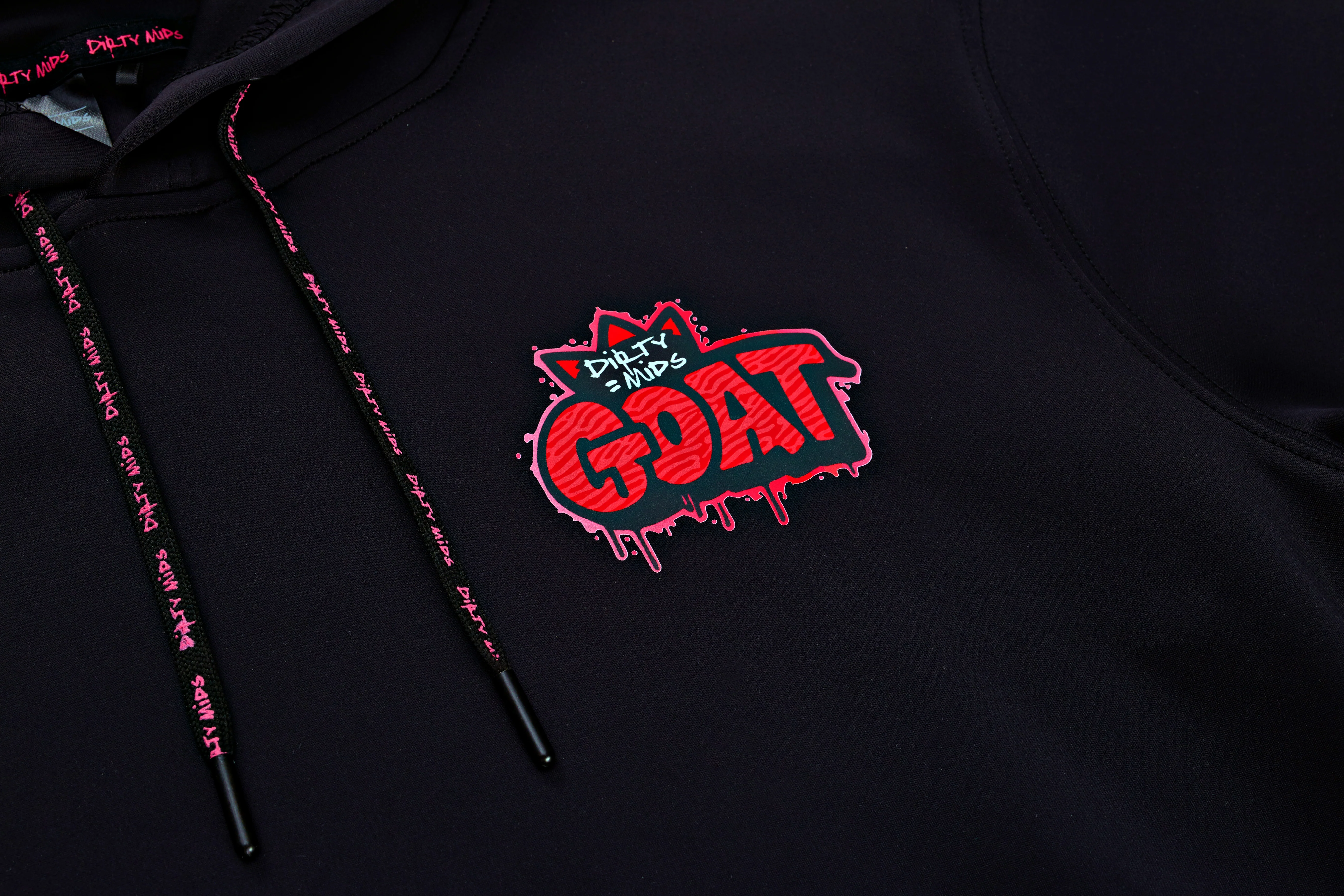 GOAT Short Sleeve Performance Hoodie - Dirty Mids - Image 6