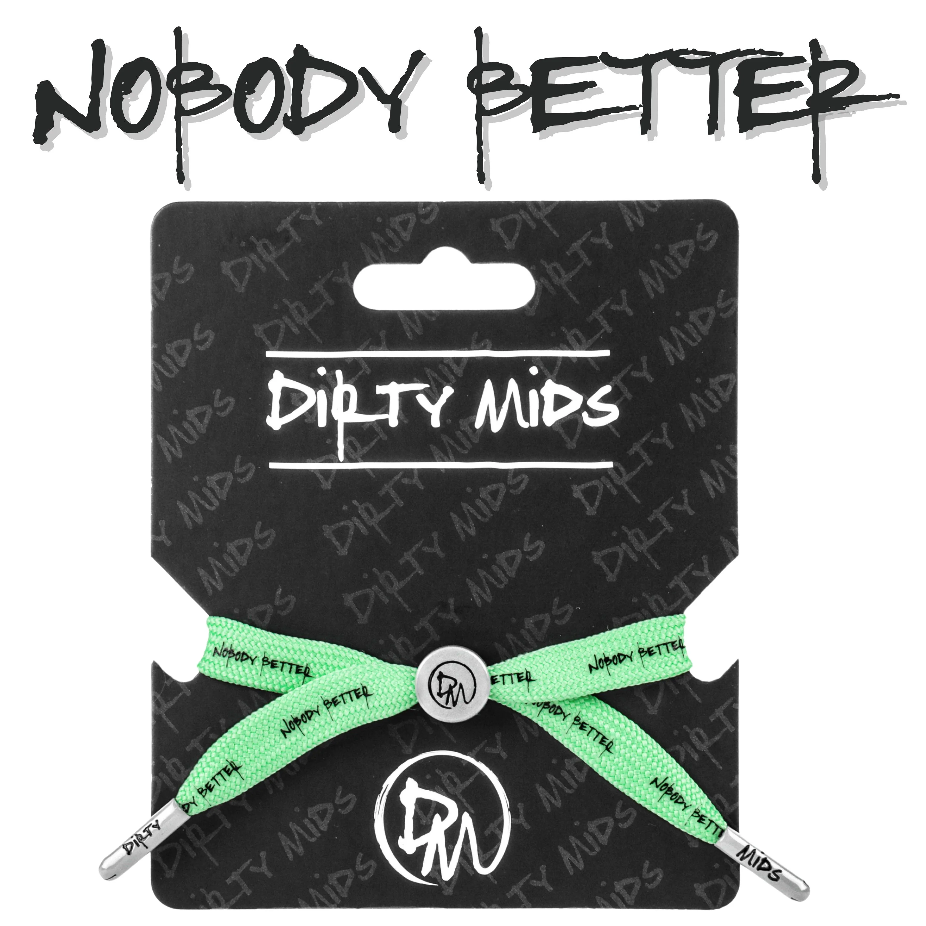 Nobody Better Dirty Mids Motiv8 Baseball Bracelet - Image 2