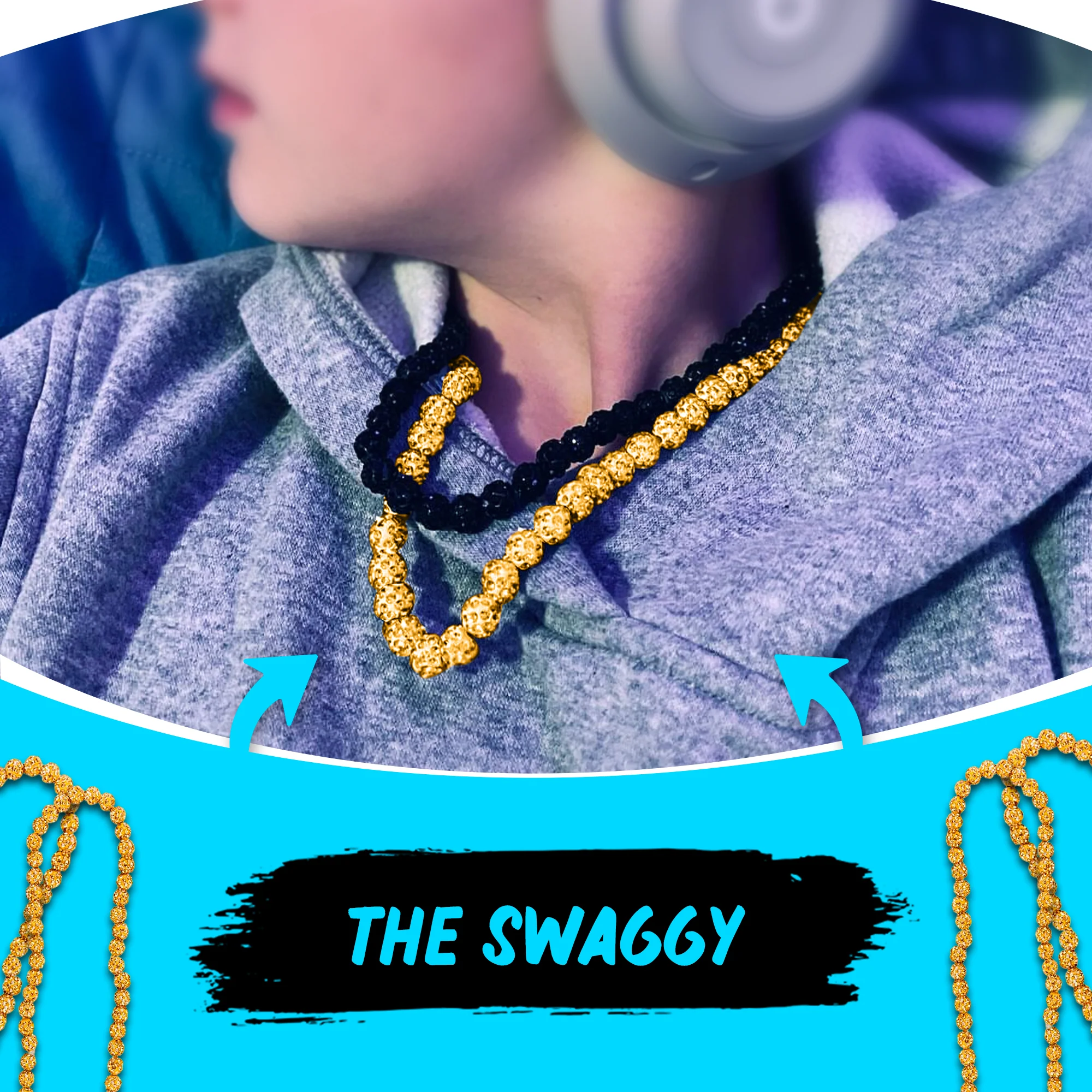 Swaggy - Dirty Mids ICE Collection Baseball Necklace - Image 5